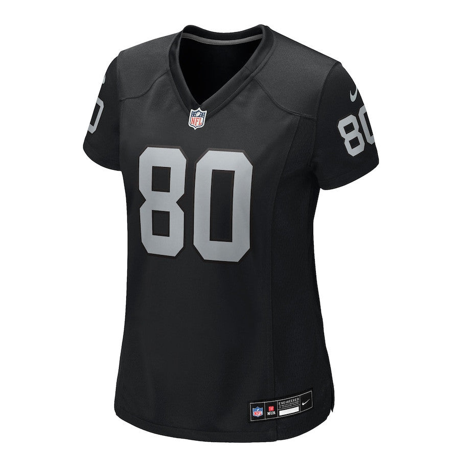 Ian Thomas 80 Las Vegas Raiders Women's Team Game Jersey - Black