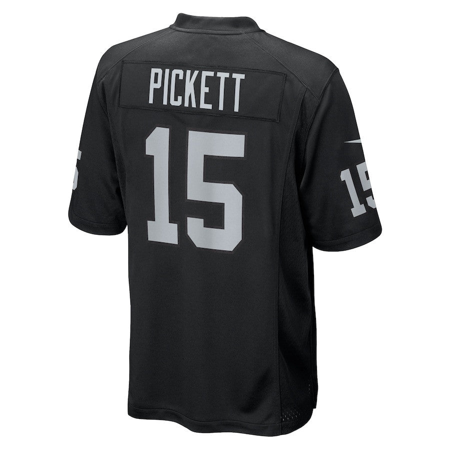 Kenny Pickett 15 Las Vegas Raiders Team Game Men Jersey - Black