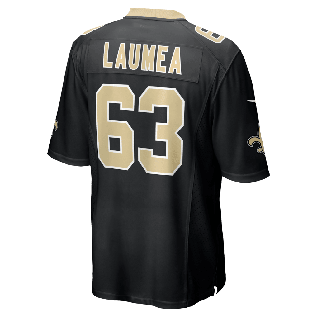 Sataoa Laumea 63 New Orleans Saints Team Game Men Jersey - Black