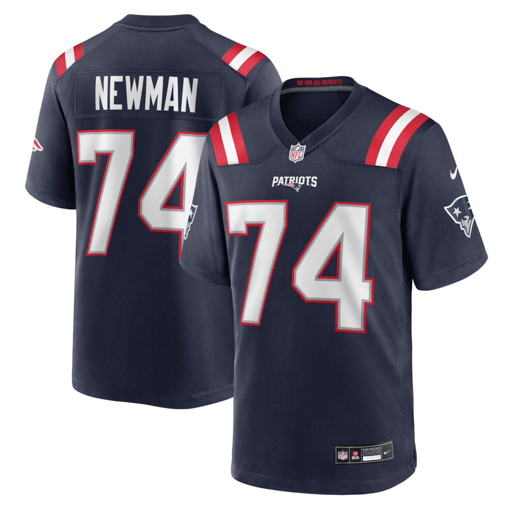 Royce Newman 74 New England Patriots Team Game Men Jersey - Navy
