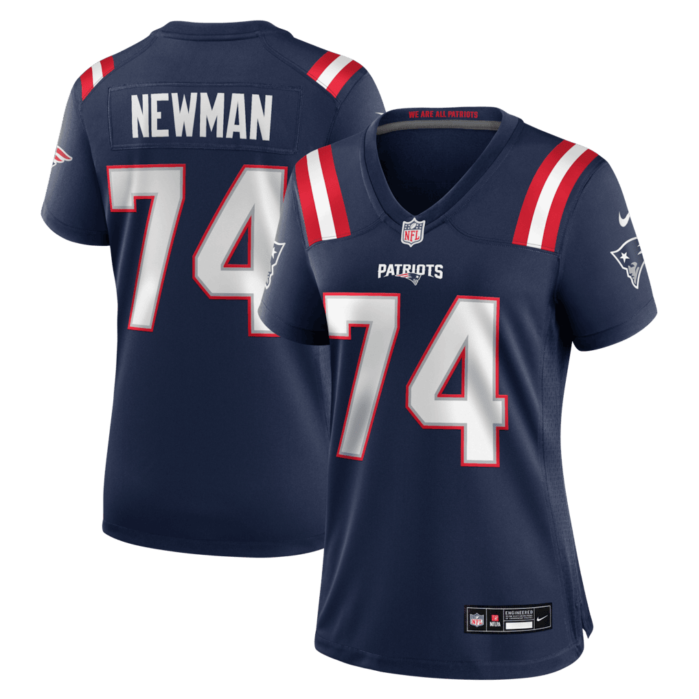 Royce Newman 74 New England Patriots Nike Women's Team Game Jersey - Navy