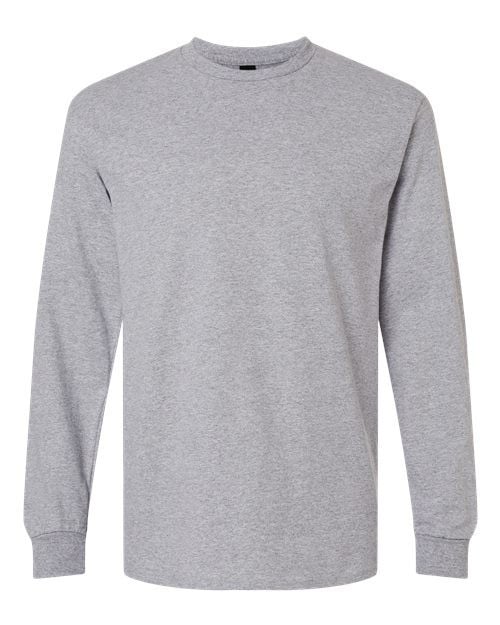 New England Patriots Gray Long Sleeve T-Shirt – Helmet Graphic Print