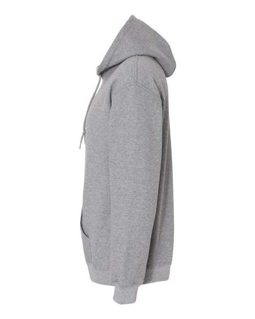 New England Patriots Player Graphic Hoodie – Front Illustrated Print – Heather Grey