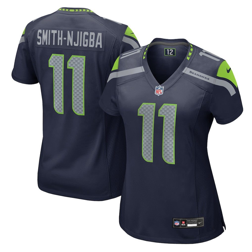 Jaxon Smith-Njigba 11 Seattle Seahawks Women's Game Jersey - College Navy