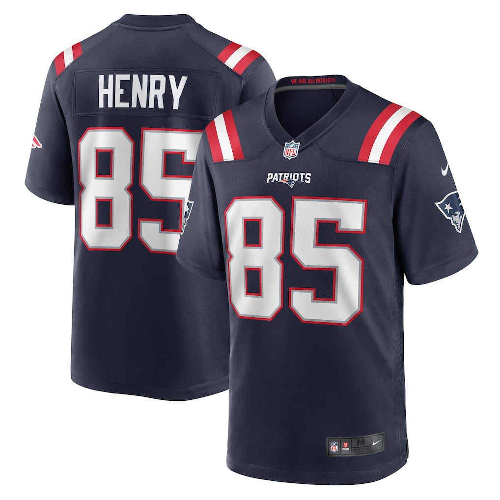Hunter Henry 85 New England Patriots Team Game Men Jersey - Navy
