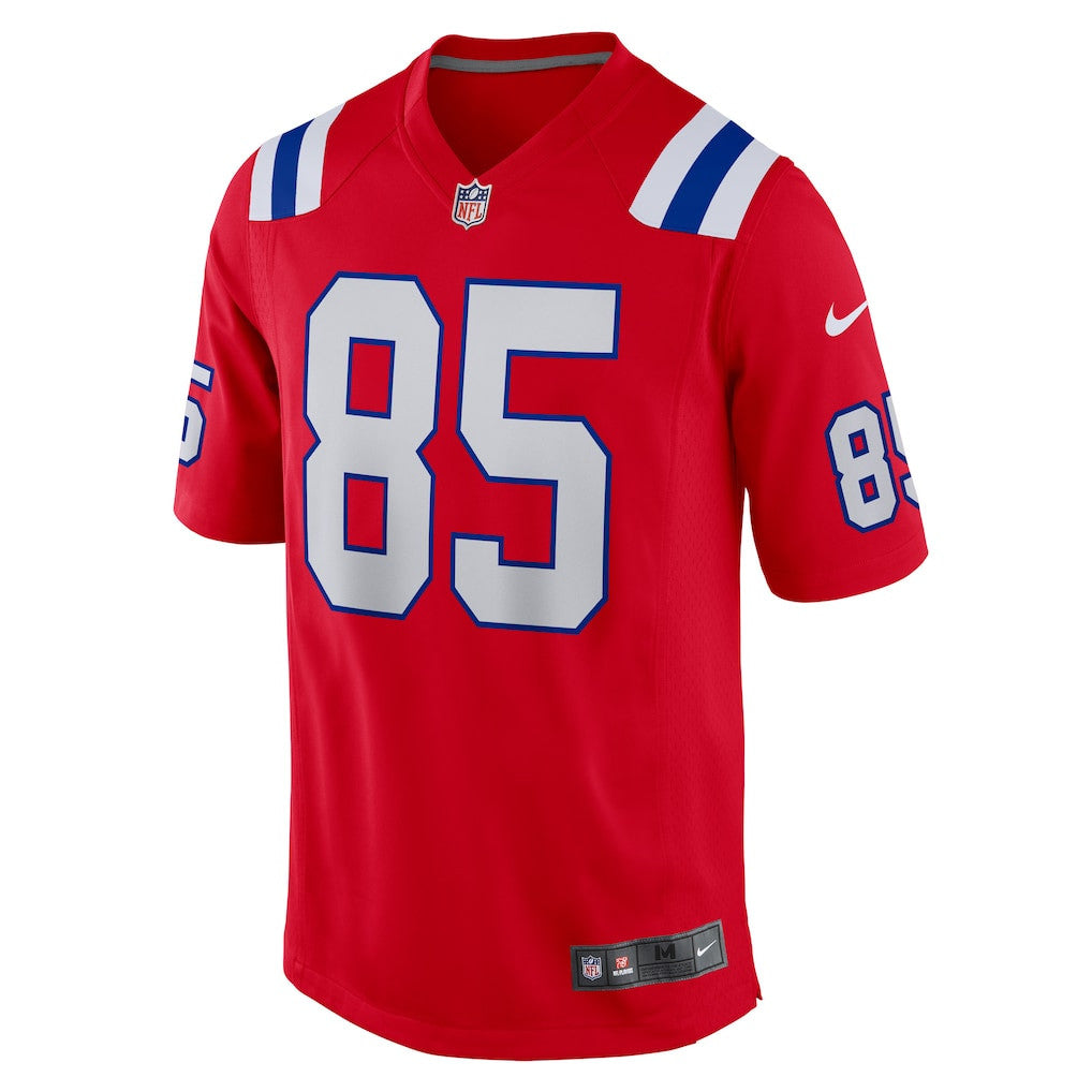 Hunter Henry 85 New England Patriots Game Alternate Men Jersey - Red