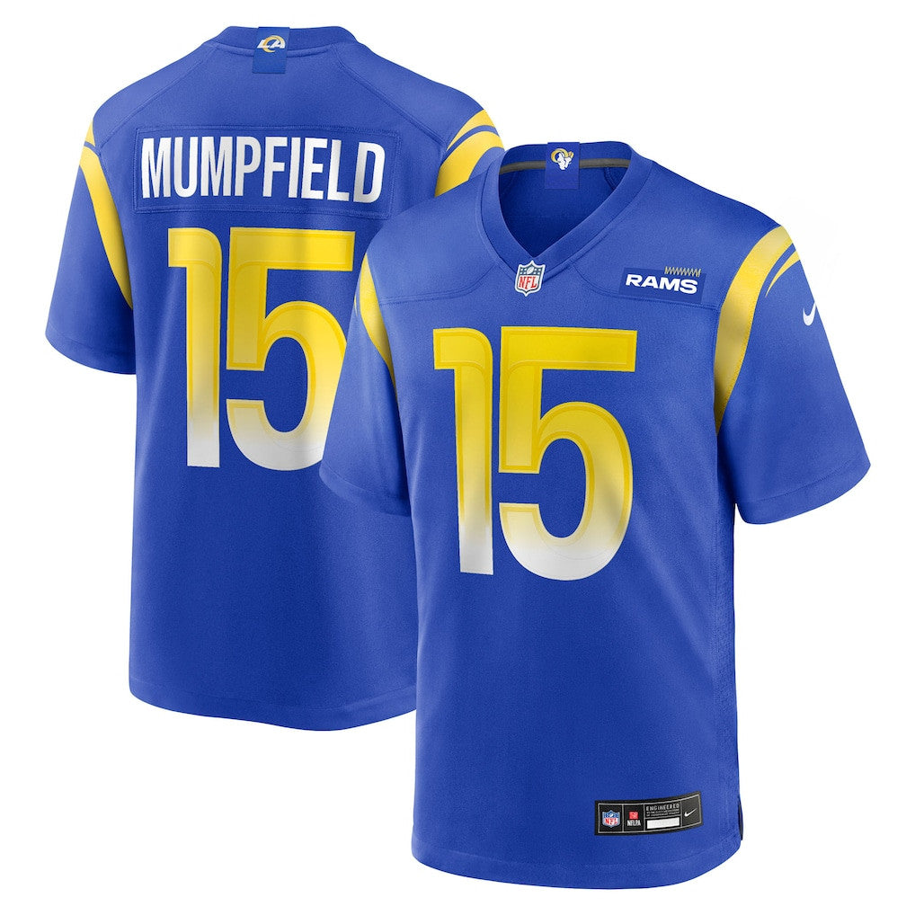 Konata Mumpfield 15 Los Angeles Rams Team Game Men Jersey - Royal