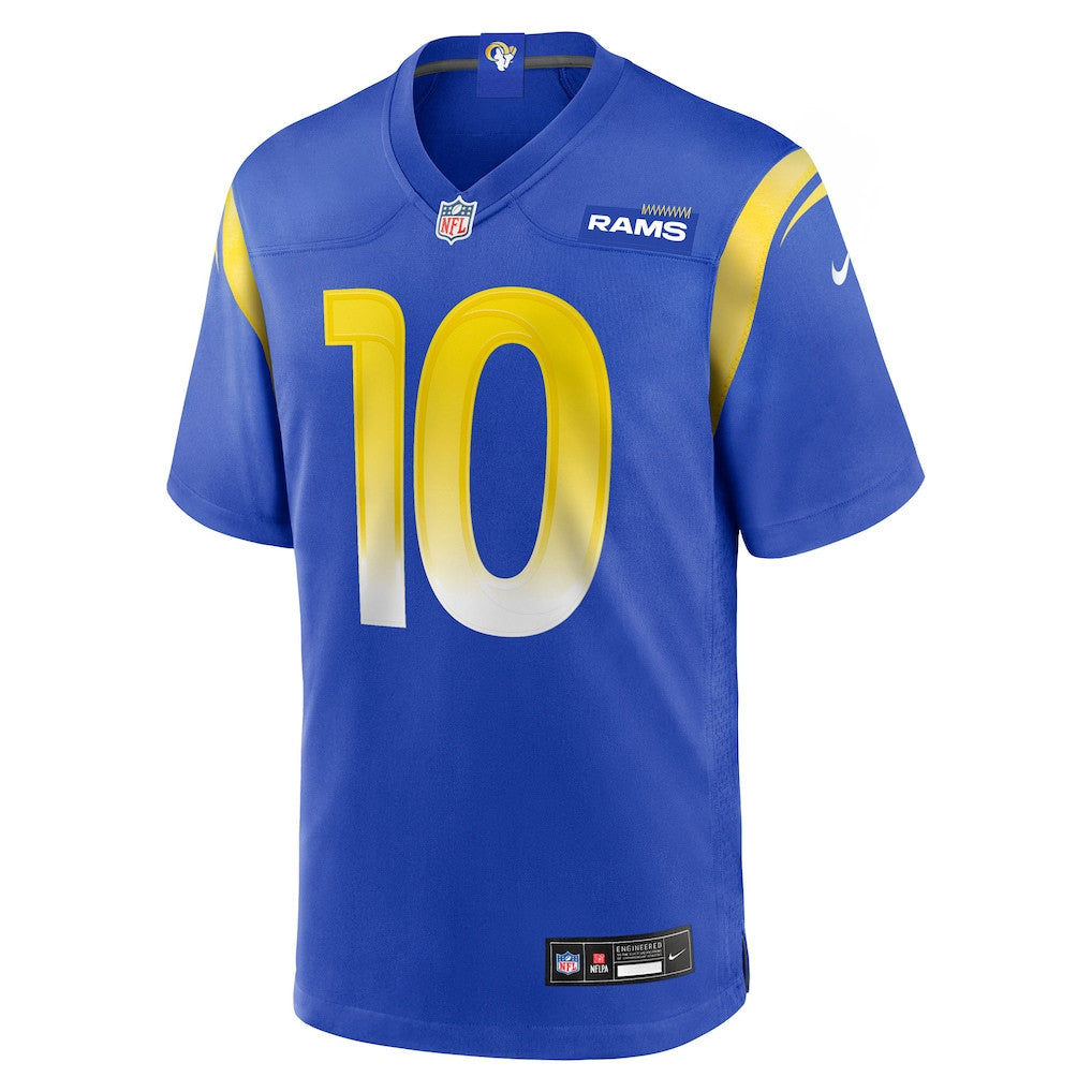 Josaiah Stewart 10 Los Angeles Rams Team Game Men Jersey - Royal
