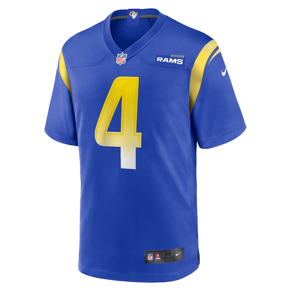 Ahkello Witherspoon 4 Los Angeles Rams Team Game Men Jersey - Royal