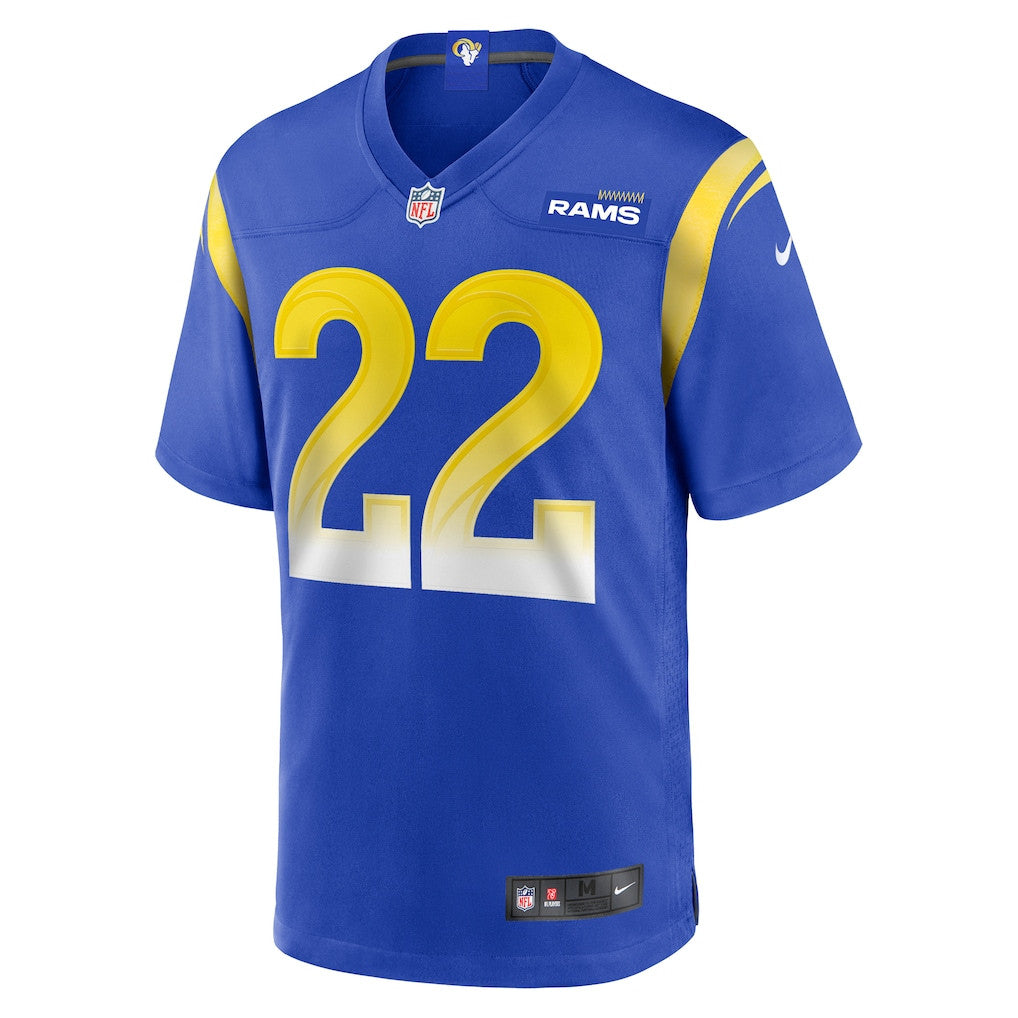 Blake Corum 22 Los Angeles Rams Team Game Men Jersey - Royal
