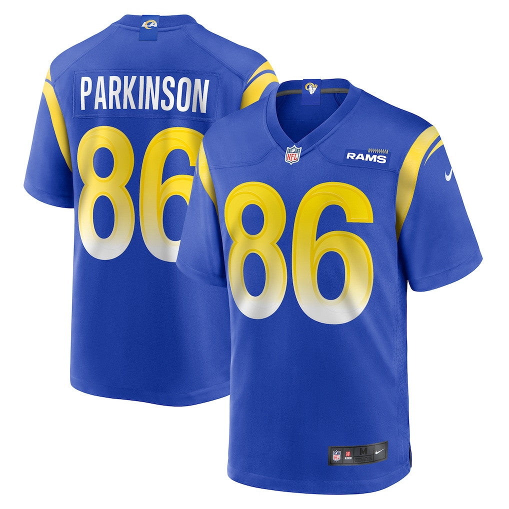 Colby Parkinson 86 Los Angeles Rams Game Men Jersey - Royal