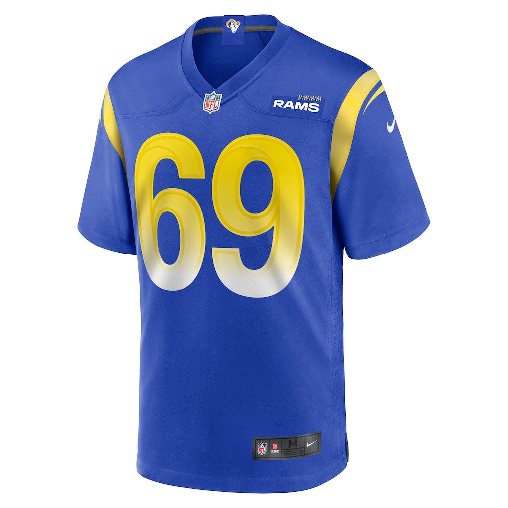 Kevin Dotson 69 Los Angeles Rams Game Men Jersey - Royal