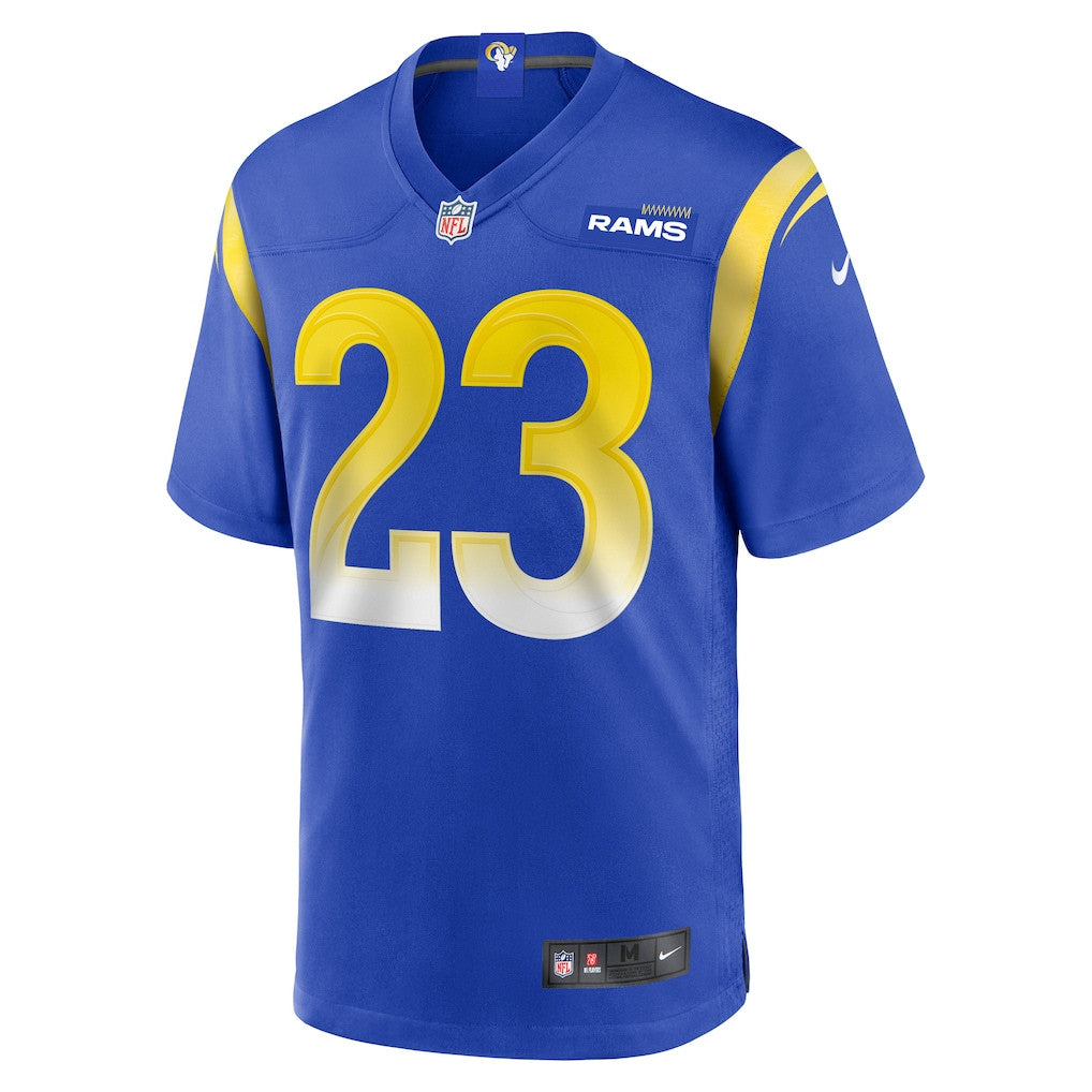 Kyren Williams 23 Los Angeles Rams Game Men Jersey - Royal