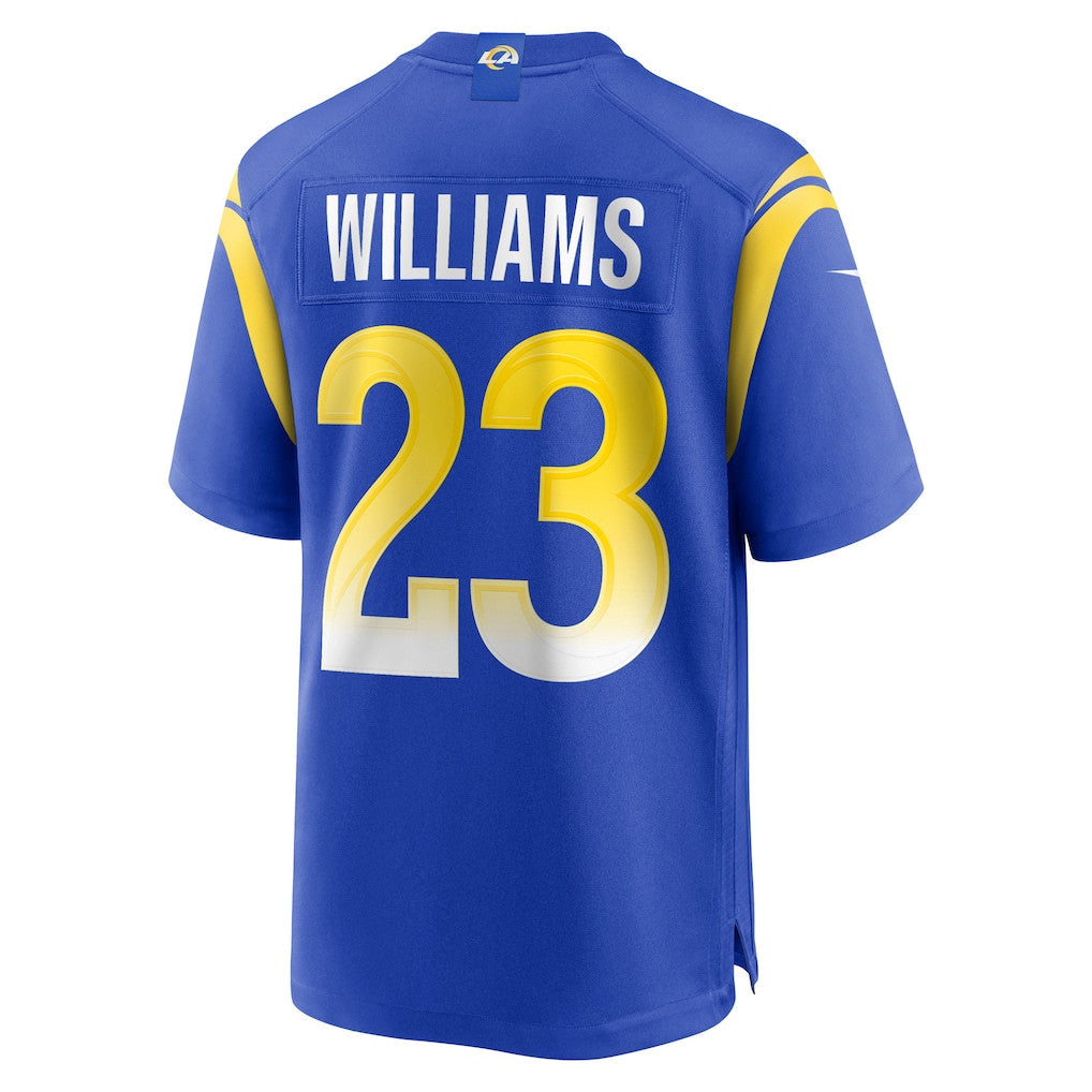 Kyren Williams 23 Los Angeles Rams Game Men Jersey - Royal