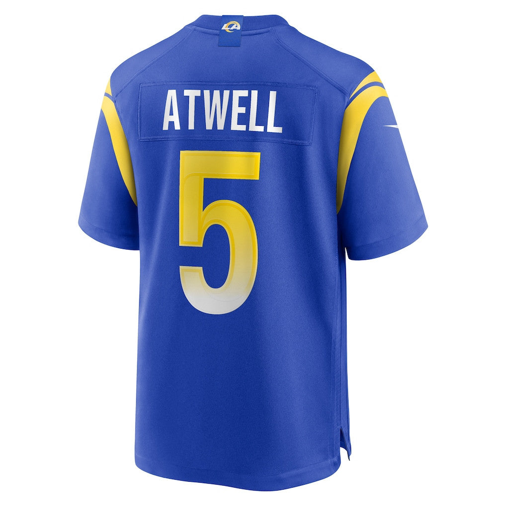 Tutu Atwell 5 Los Angeles Rams Game Men Jersey - Royal