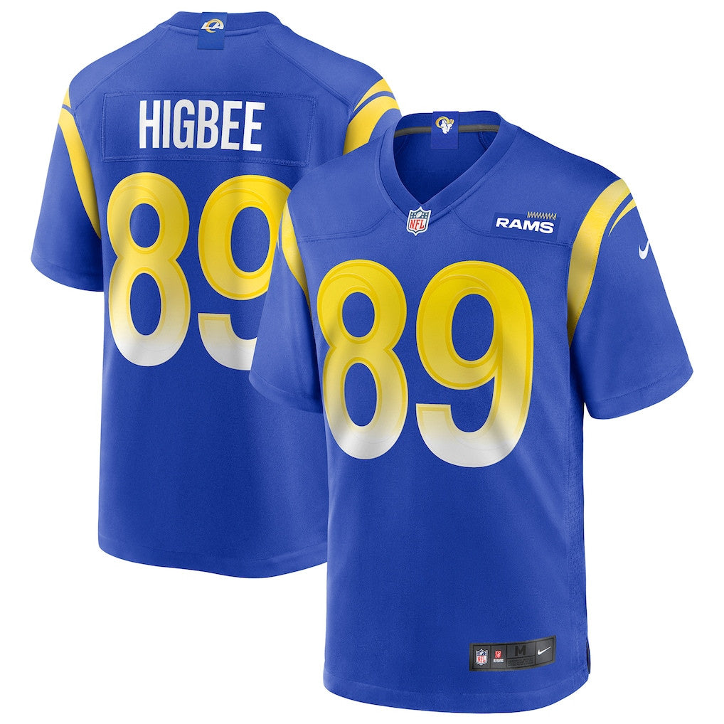 Tyler Higbee 89 Los Angeles Rams Game Men Jersey - Royal