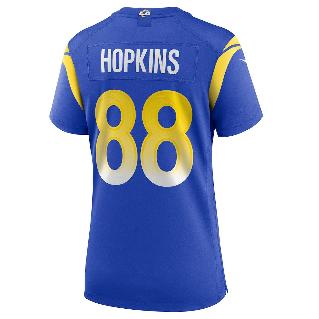 Brycen Hopkins 88 Los Angeles Rams Women's Team Game Jersey - Royal