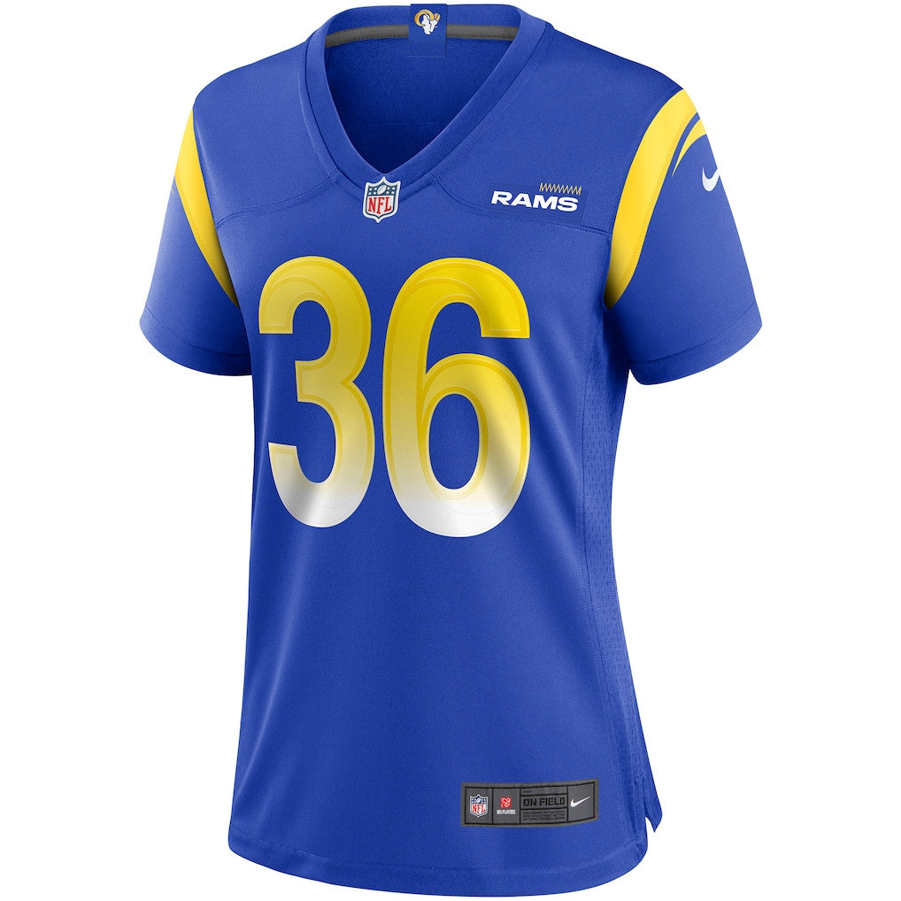 Jerome Bettis 36 Los Angeles Rams Women's Team Game Jersey - Royal