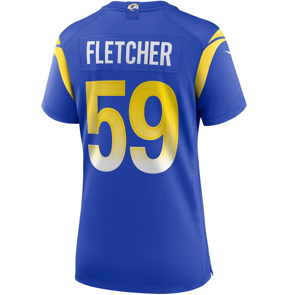 London Fletcher 59 Los Angeles Rams Women's Team Game Jersey - Royal