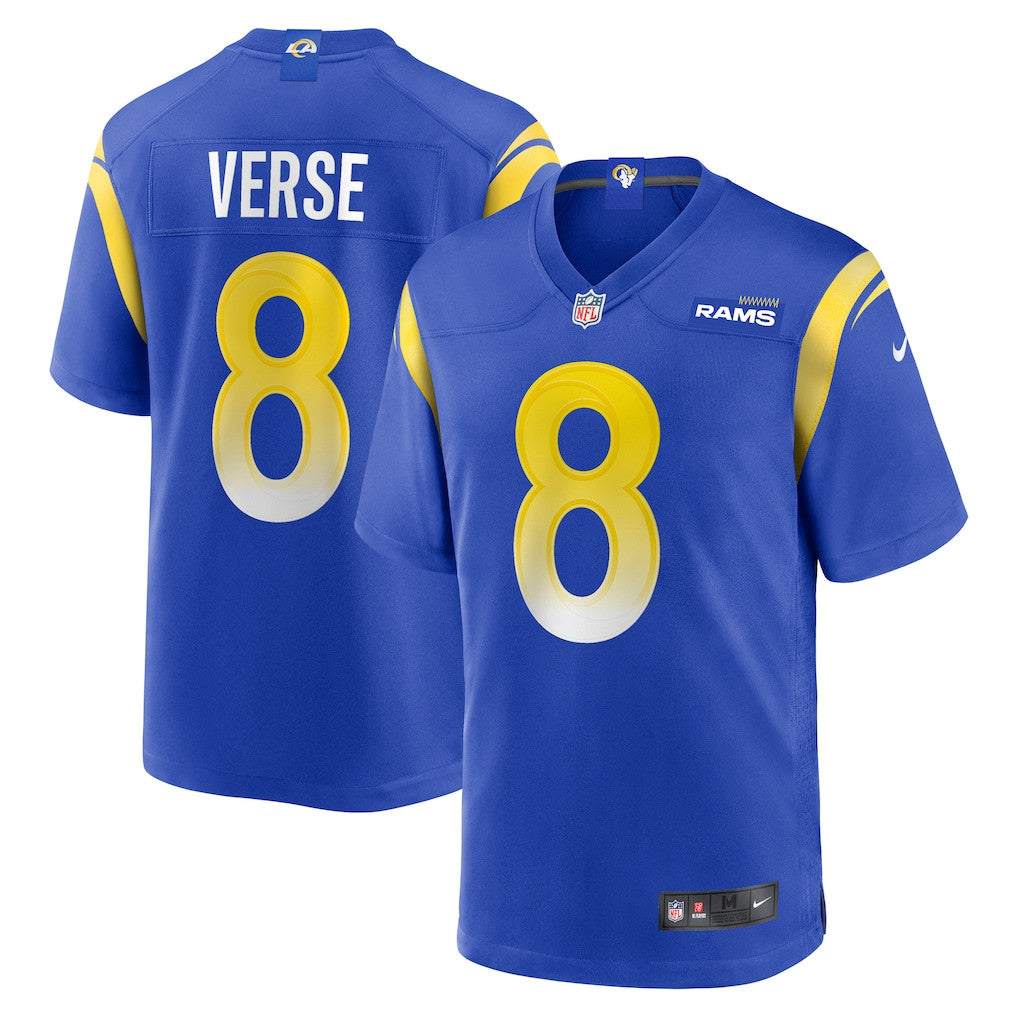Jared Verse 8 Los Angeles Rams Game Men Jersey - Royal