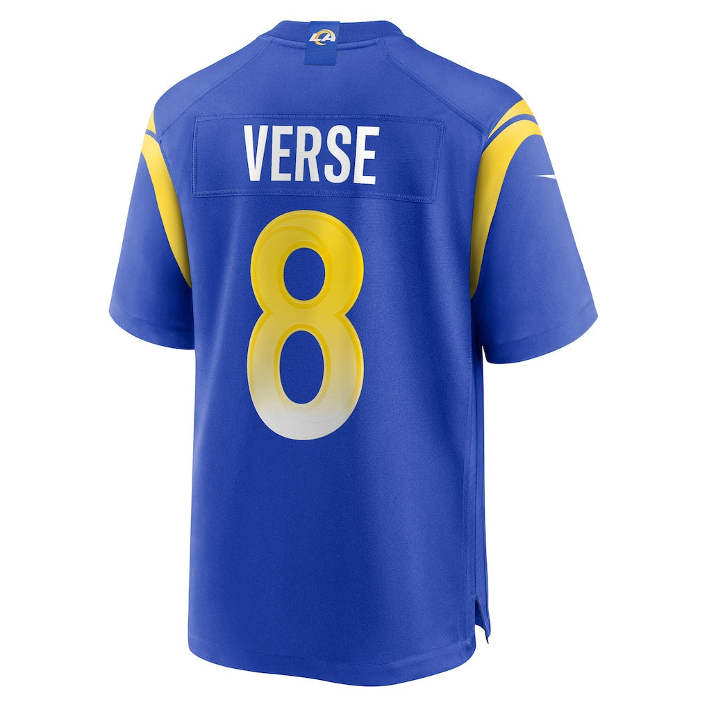 Jared Verse 8 Los Angeles Rams Game Men Jersey - Royal