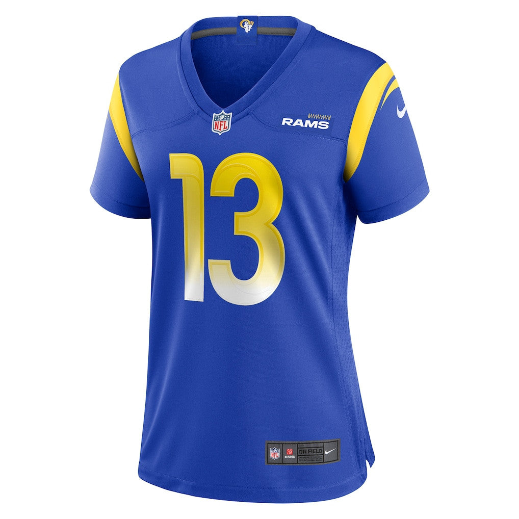 Stetson Bennett IV 13 Los Angeles Rams Women's Team Game Jersey - Royal