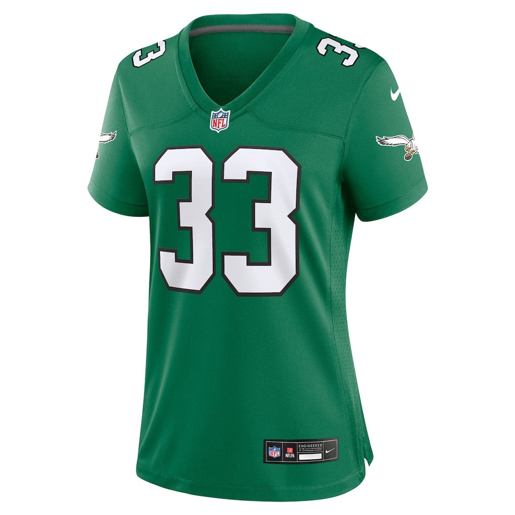 Cooper DeJean 33 Philadelphia Eagles Women's Alternate Game Jersey - Kelly Green