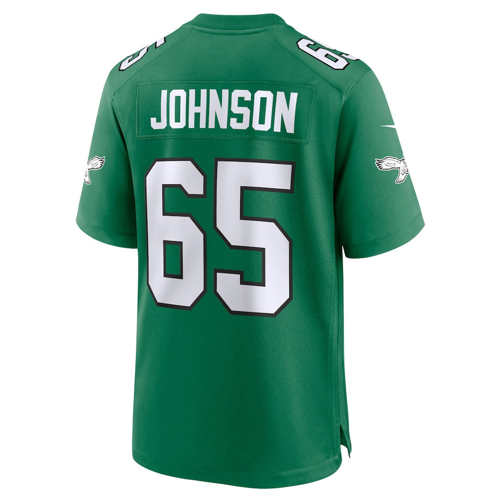 Lane Johnson 65 Philadelphia Eagles Alternate Game Men Jersey - Kelly Green