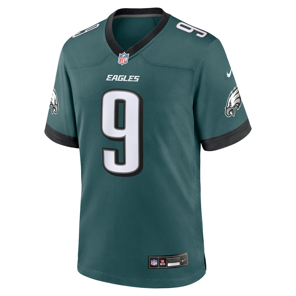 Nick Foles 9 Philadelphia Eagles Team Game Men Jersey - Midnight Green