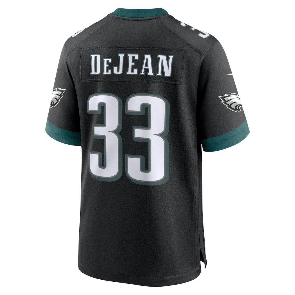 Cooper DeJean 33 Philadelphia Eagles Alternate Player Game Men Jersey - Black