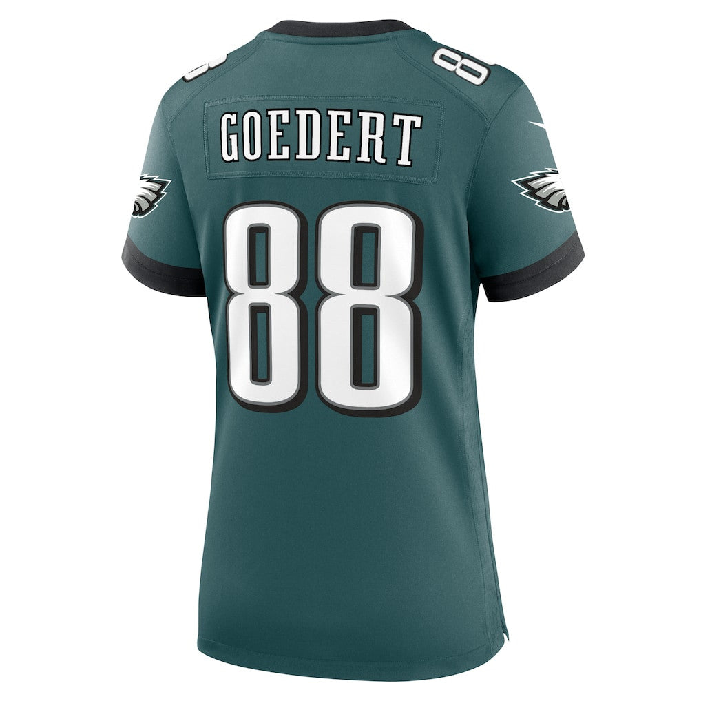 Dallas Goedert 88 Philadelphia Eagles Women's Game Player Jersey - Midnight Green