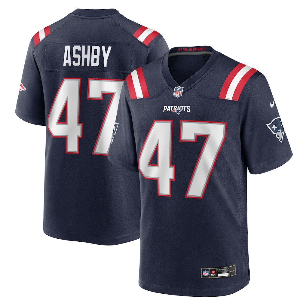 Julian Ashby 47 New England Patriots Team Game Men Jersey - Navy