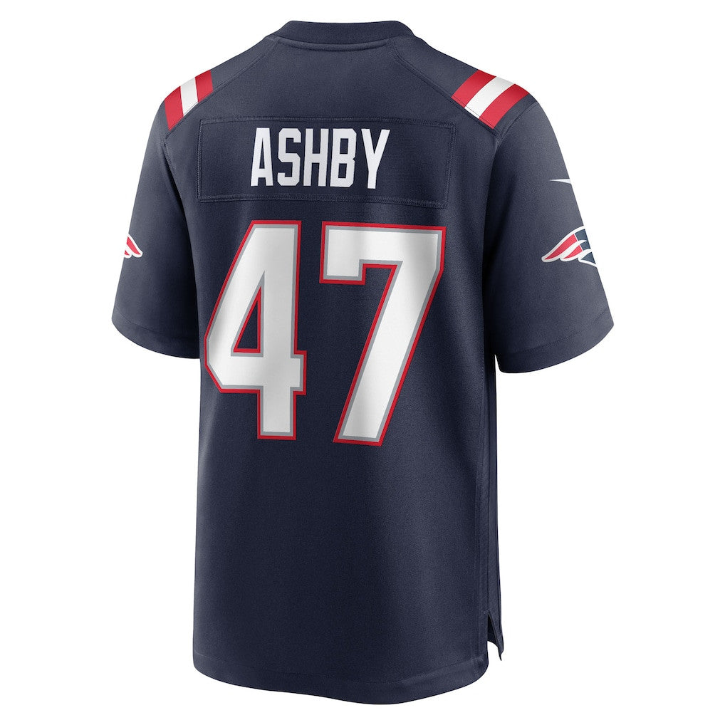 Julian Ashby 47 New England Patriots Team Game Men Jersey - Navy