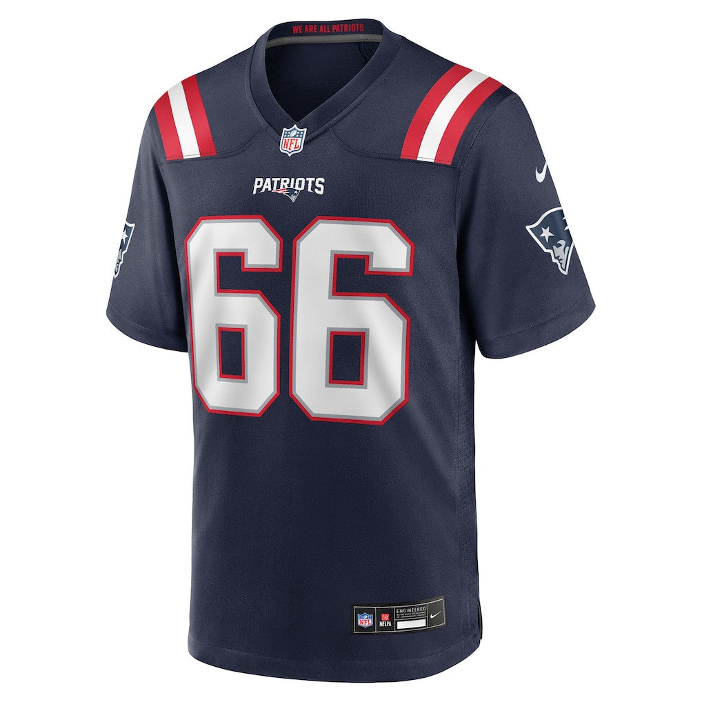 Will Campbell 66 New England Patriots Team Game Men Jersey - Navy