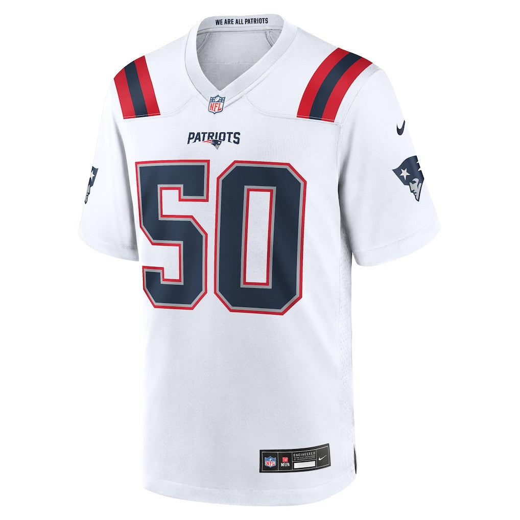 Mike Vrabel 50 New England Patriots Game Retired Player Men Jersey - White