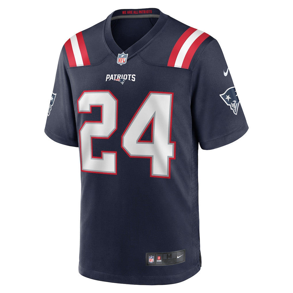 Dell Pettus 24 New England Patriots Game Men Jersey - Navy