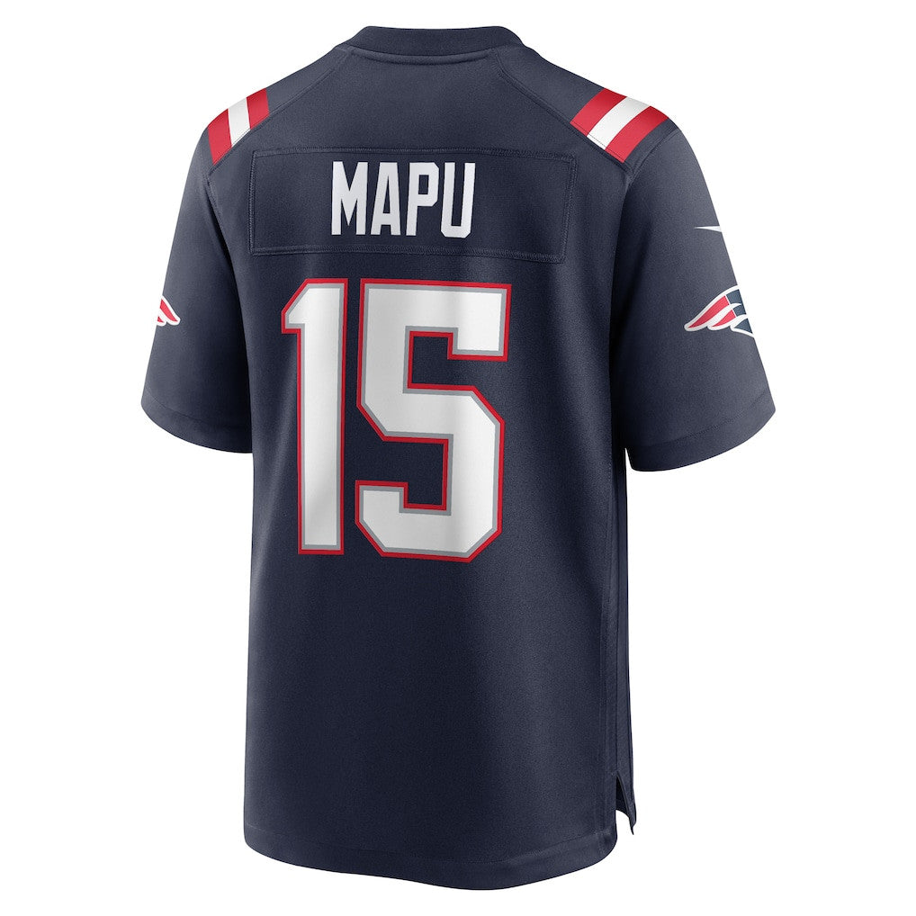 Marte Mapu 15 New England Patriots Game Men Jersey - Navy