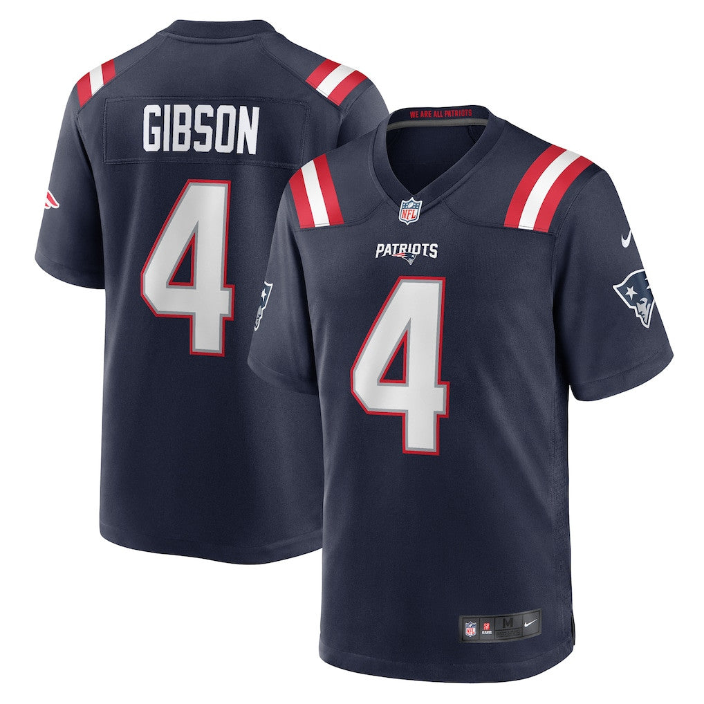Antonio Gibson 4 New England Patriots Game Men Jersey - Navy