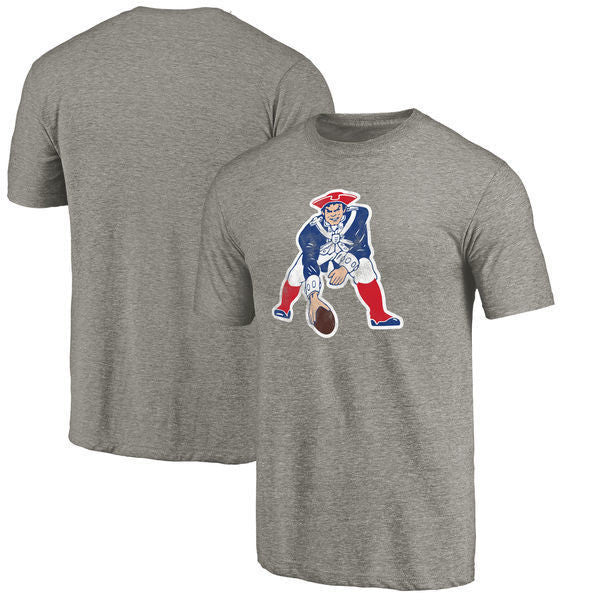 New England Patriots Gray Graphic T-Shirt – Football Fan Tee