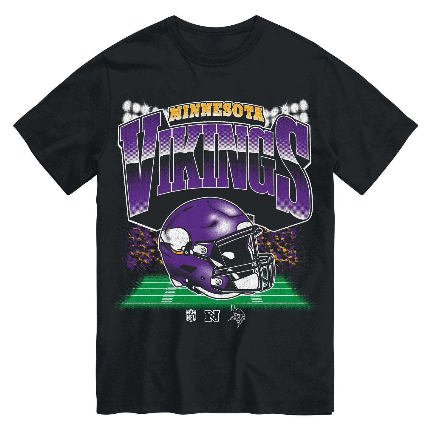 Minnesota Vikings Men's NFL Teams Blindside T-Shirt - Black