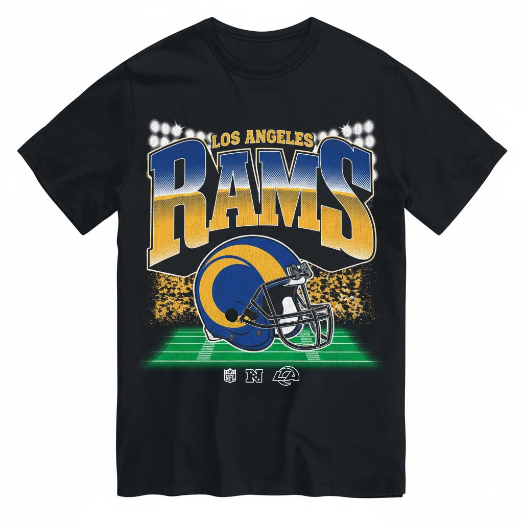 Los Angeles Rams Men's NFL Teams Blindside T-Shirt - Black