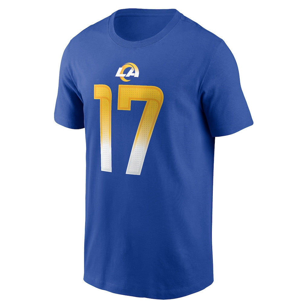 Puka Nacua 17 Los Angeles Rams T-Shirt - Royal
