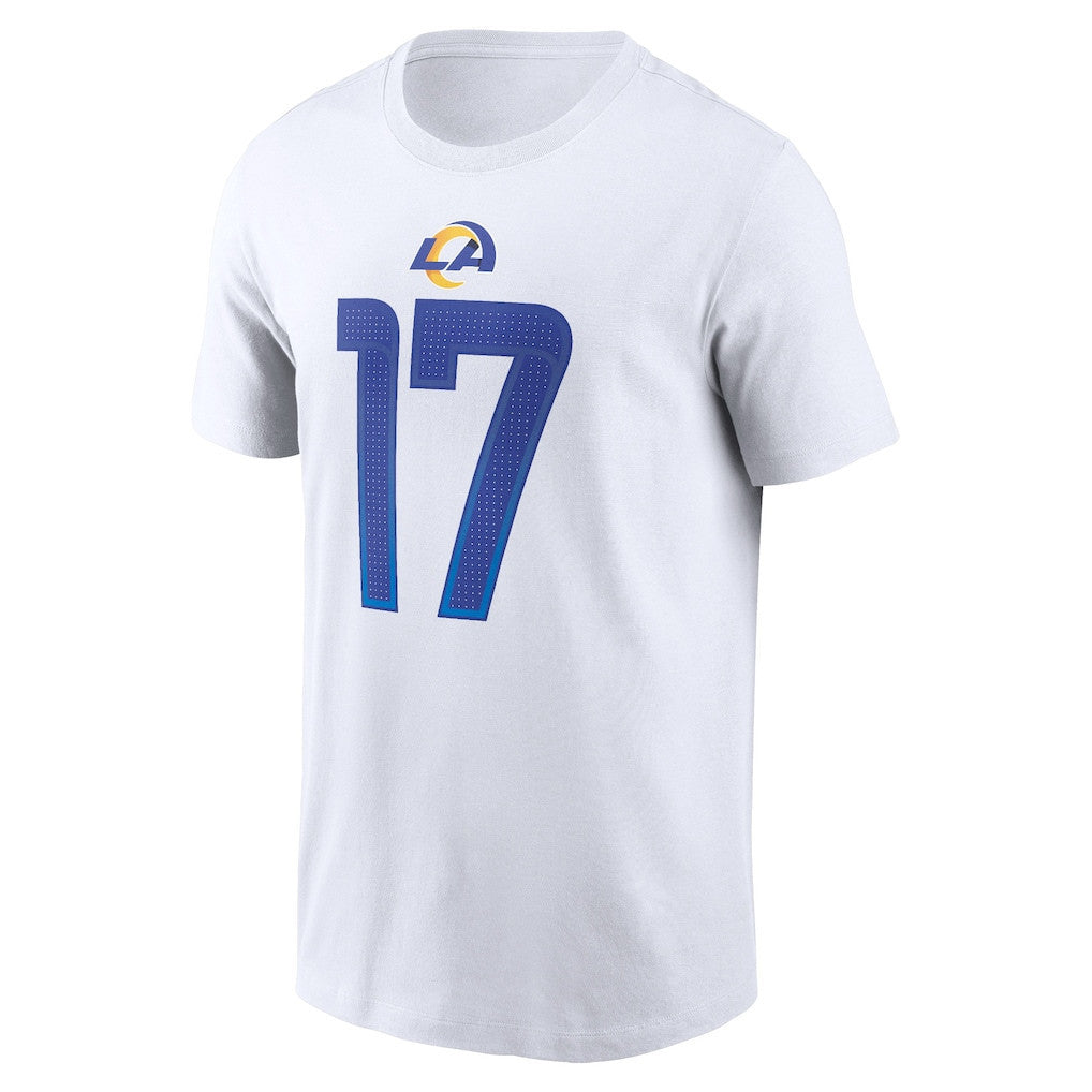 Puka Nacua 17 Los Angeles Rams T-Shirt - White