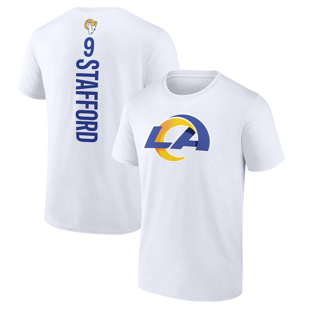 Matthew Stafford 9 Los Angeles Rams T-Shirt - White
