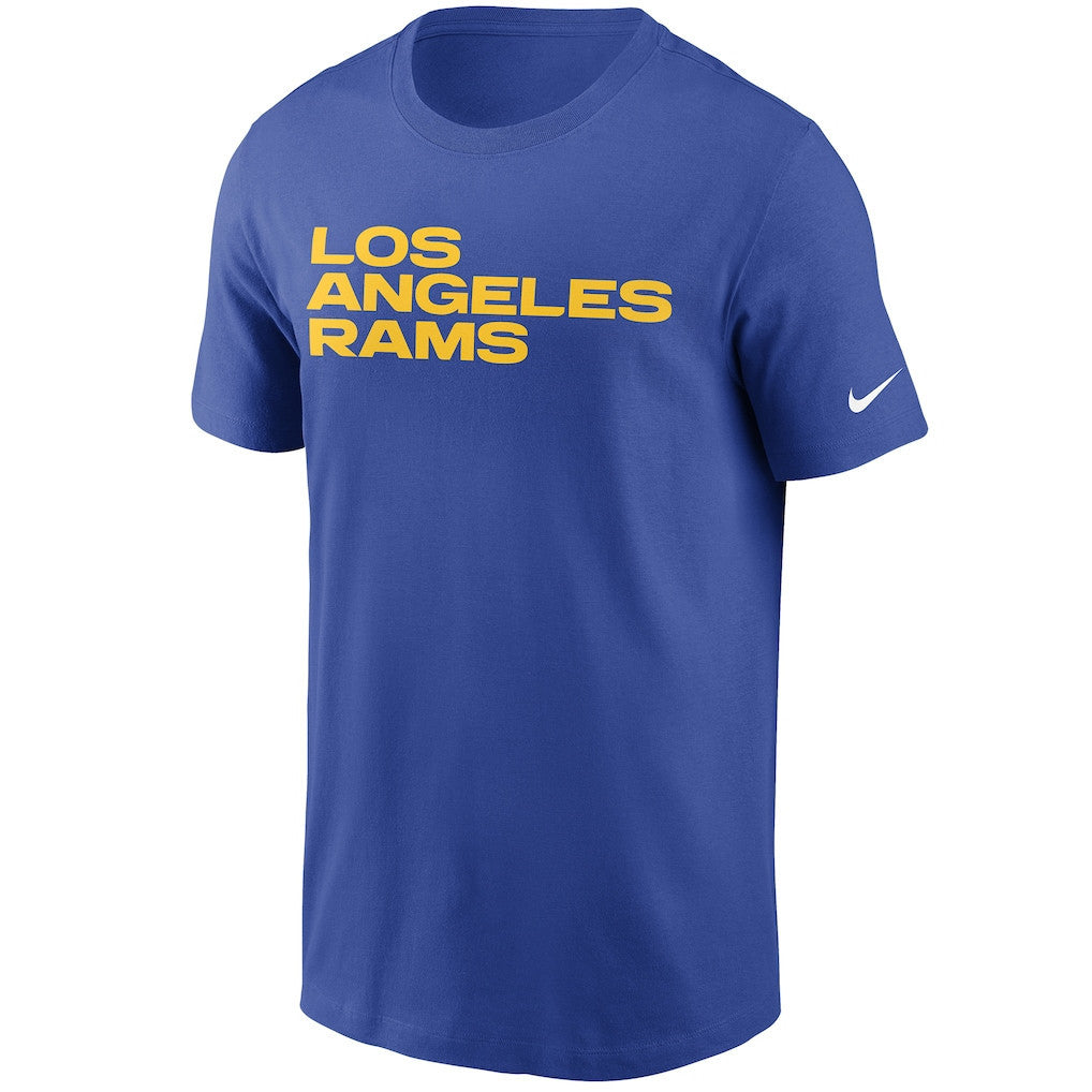 Los Angeles Rams Team Wordmark T-Shirt - Royal