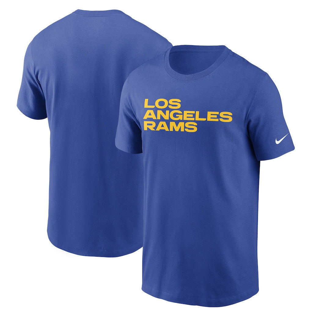 Los Angeles Rams Team Wordmark T-Shirt - Royal