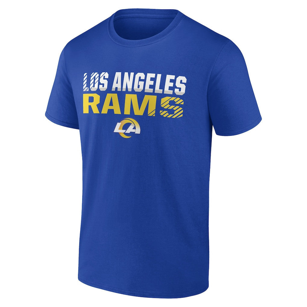Los Angeles Rams Team Fade Out T-Shirt - Royal