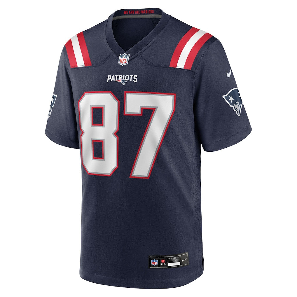 Rob Gronkowski 87 New England Patriots 2026 Super Bowl LX Retired Game Jersey - Navy