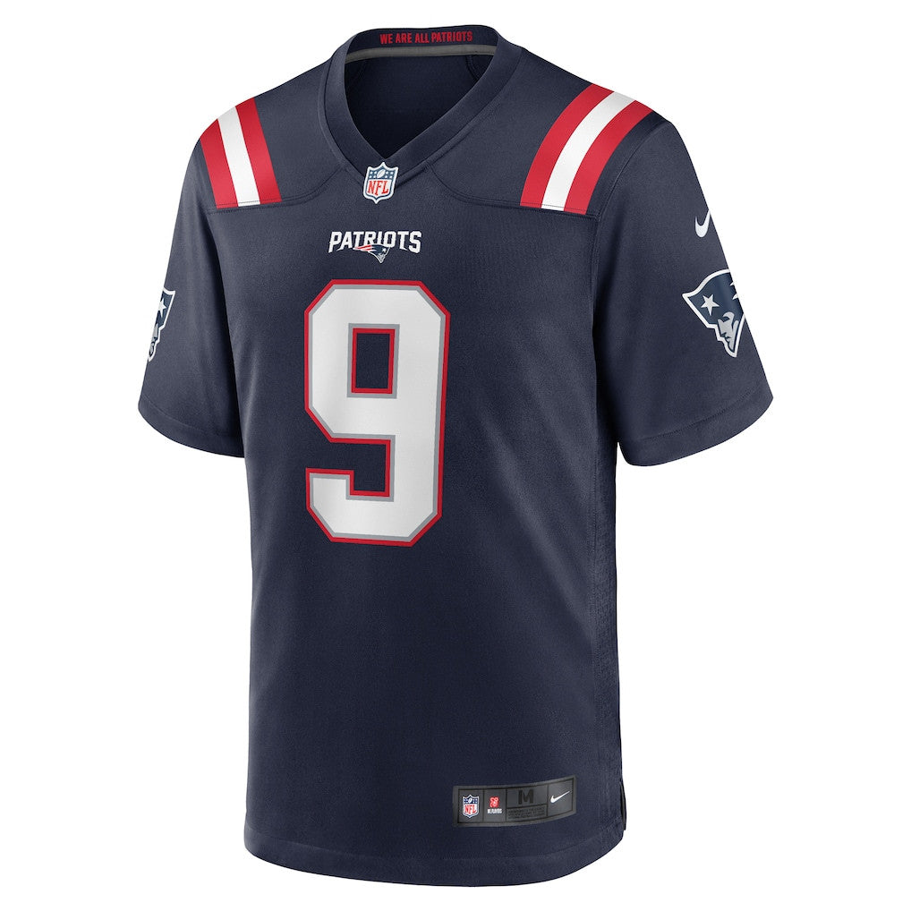 Kayshon Boutte 9 New England Patriots 2026 Super Bowl LX Game Jersey - Navy