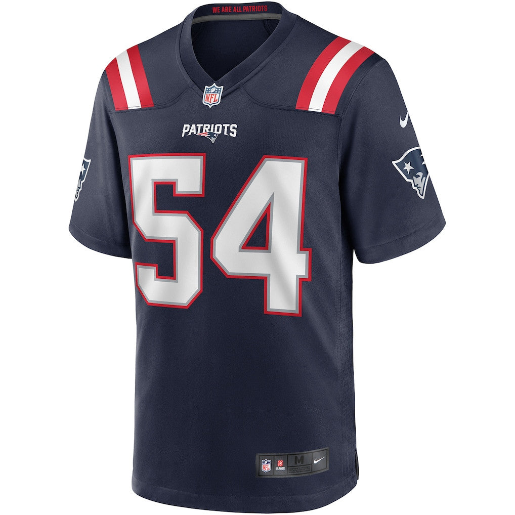 Tedy Bruschi 54 New England Patriots 2026 Super Bowl LX Game Jersey - Navy
